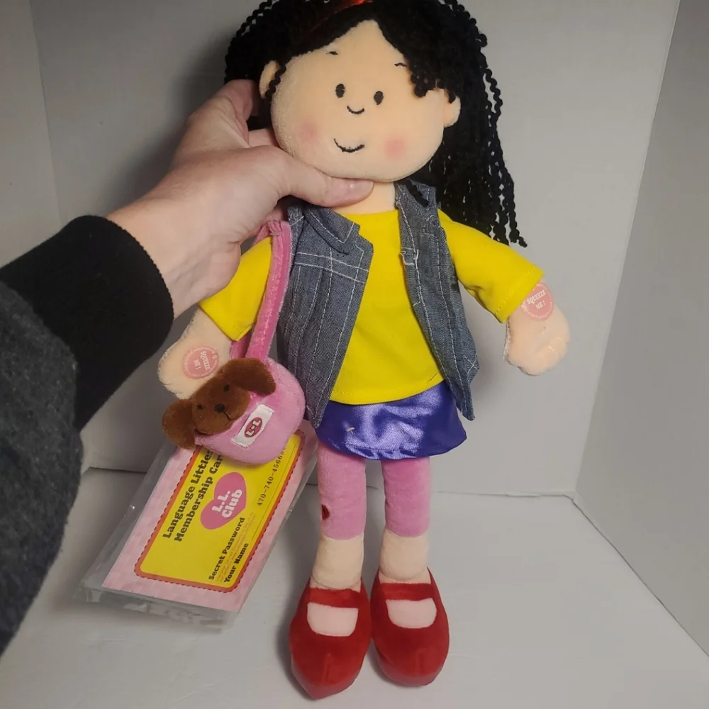 Language Littles Lizzie Spanish English Bilingual Doll 2002 NWT